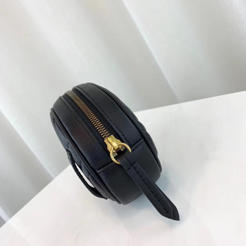 Gucci GG Marmont Matelasse Leather Belt Bag 476434