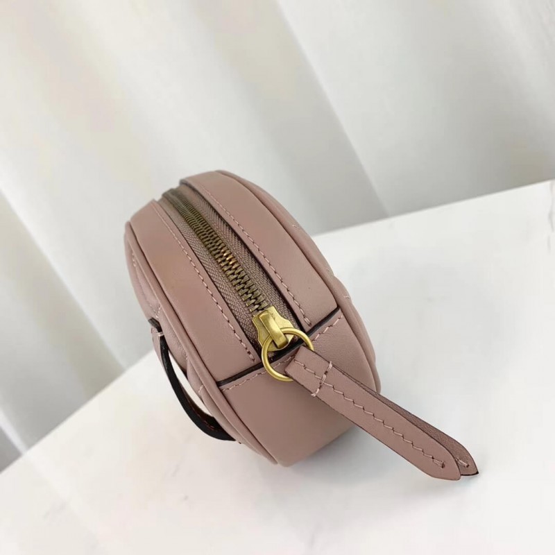 Gucci GG Marmont Matelasse Leather Belt Bag 476434