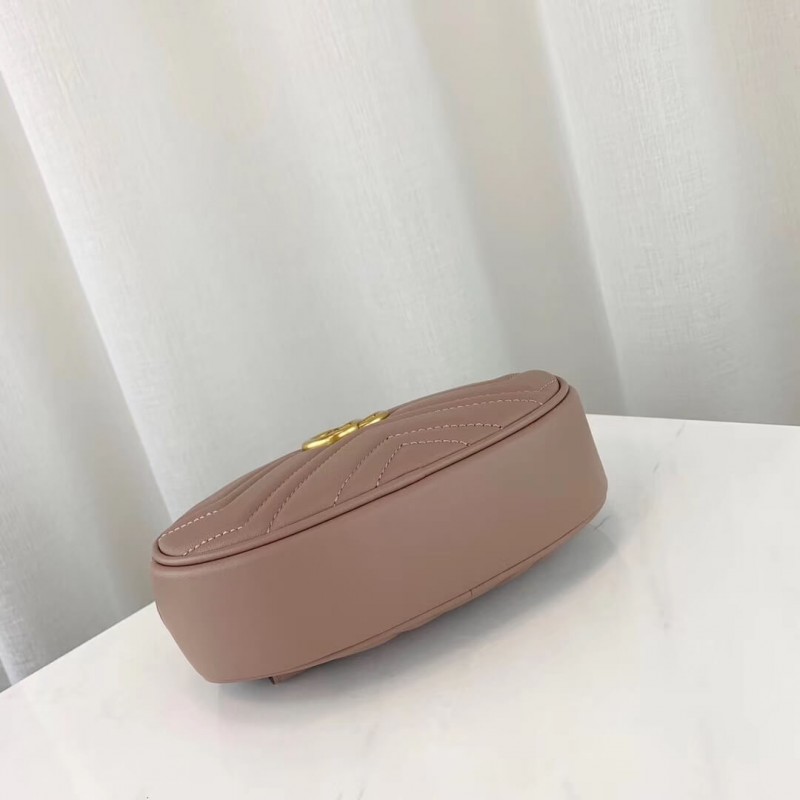 Gucci GG Marmont Matelasse Leather Belt Bag 476434