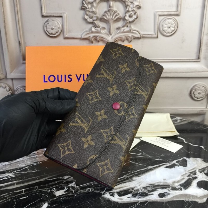 Louis Vuitton Monogram Canvas Emilie Wallet M60696