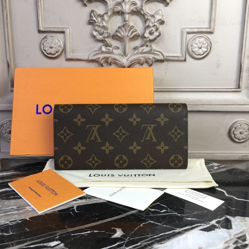 Louis Vuitton Monogram Canvas Emilie Wallet M60696