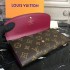 Louis Vuitton Monogram Canvas Emilie Wallet M60696