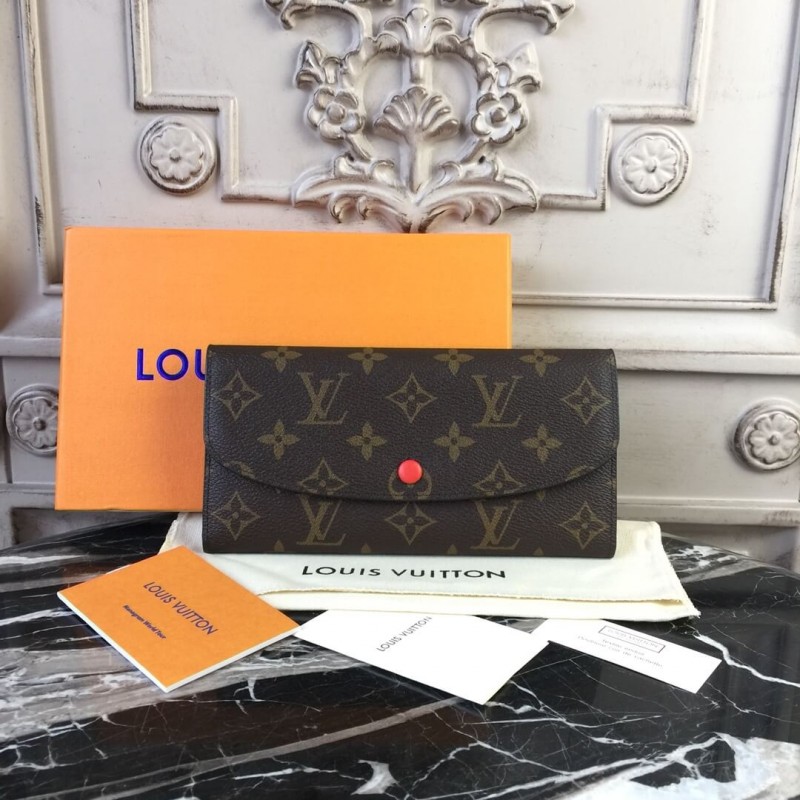 Louis Vuitton Monogram Canvas Emilie Wallet M60696