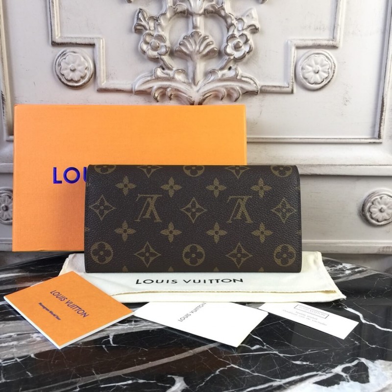 Louis Vuitton Monogram Canvas Emilie Wallet M60696