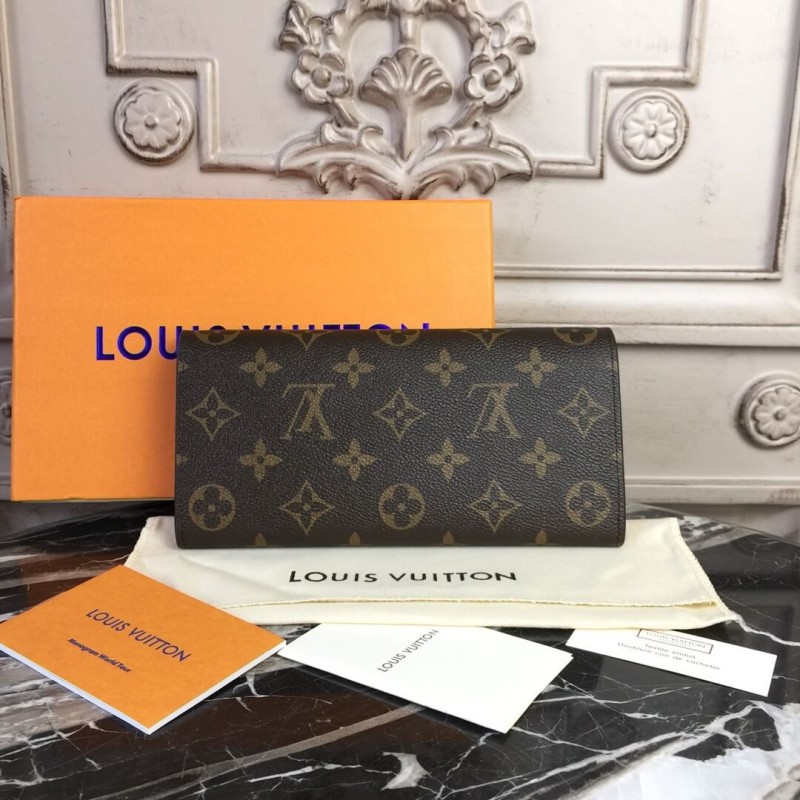 Louis Vuitton Monogram Canvas Emilie Wallet M60696