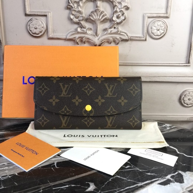 Louis Vuitton Monogram Canvas Emilie Wallet M60696