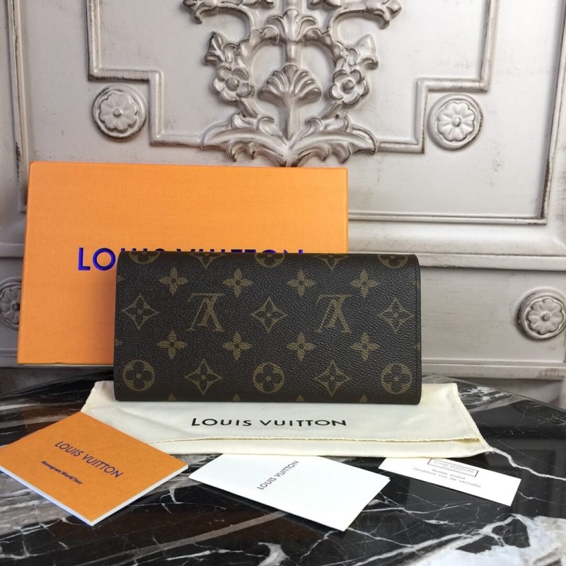 Louis Vuitton Monogram Canvas Emilie Wallet M60696