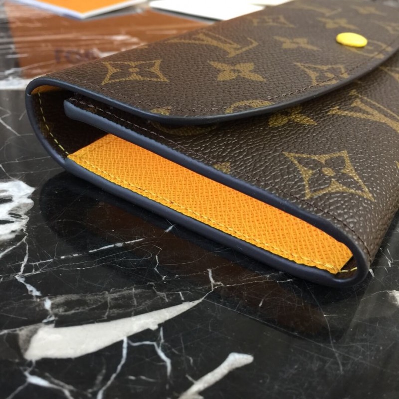 Louis Vuitton Monogram Canvas Emilie Wallet M60696