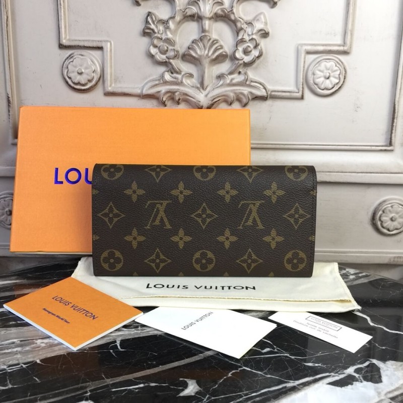 Louis Vuitton Monogram Canvas Emilie Wallet M60696