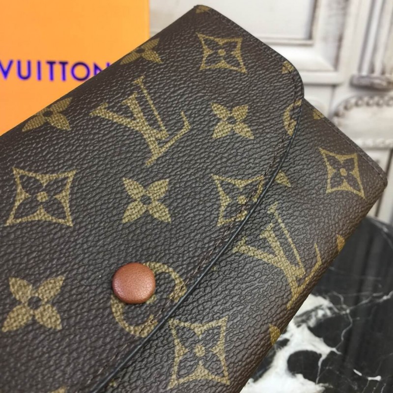 Louis Vuitton Monogram Canvas Emilie Wallet M60696