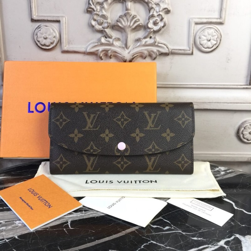 Louis Vuitton Monogram Canvas Emilie Wallet M60696