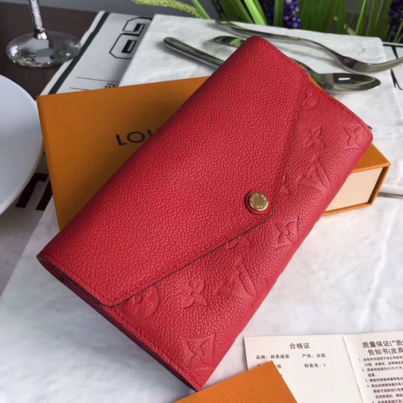 Louis Vuitton Monogram Empreinte Sarah Wallet M61181