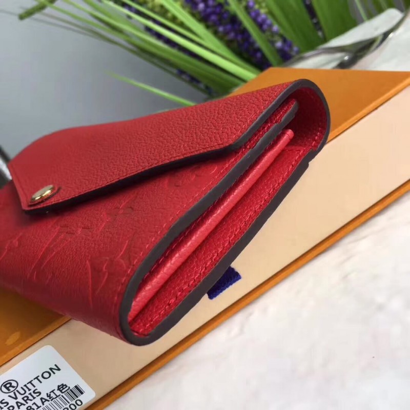 Louis Vuitton Monogram Empreinte Sarah Wallet M61181