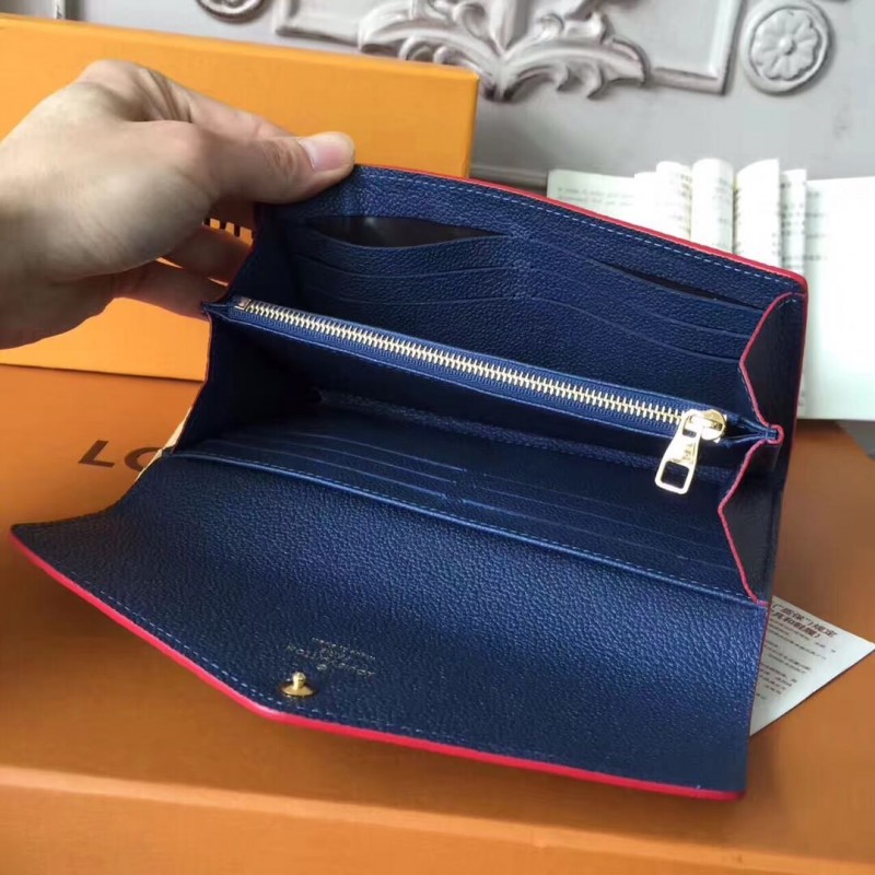 Louis Vuitton Monogram Empreinte Sarah Wallet M61181