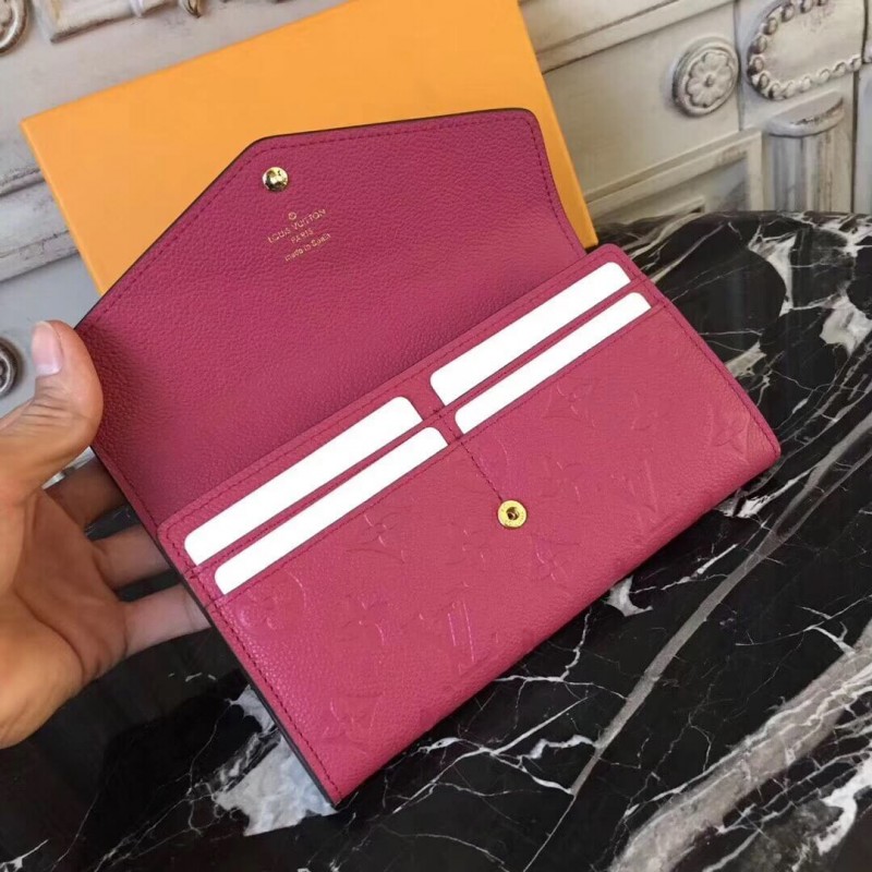 Louis Vuitton Monogram Empreinte Sarah Wallet M61181