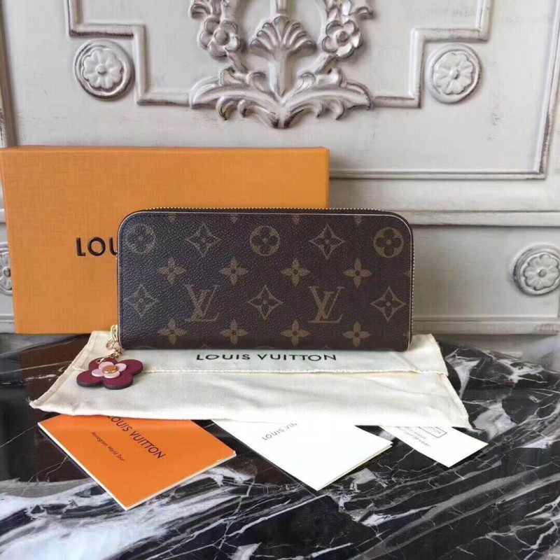 Louis Vuitton Monogram Cavas Clemence Wallet M64201