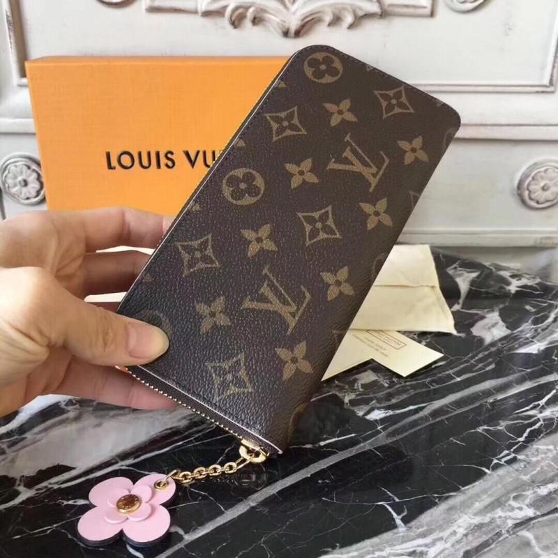 Louis Vuitton Monogram Cavas Clemence Wallet M64201