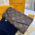Louis Vuitton Monogram Cavas Sarah Wallet M62236