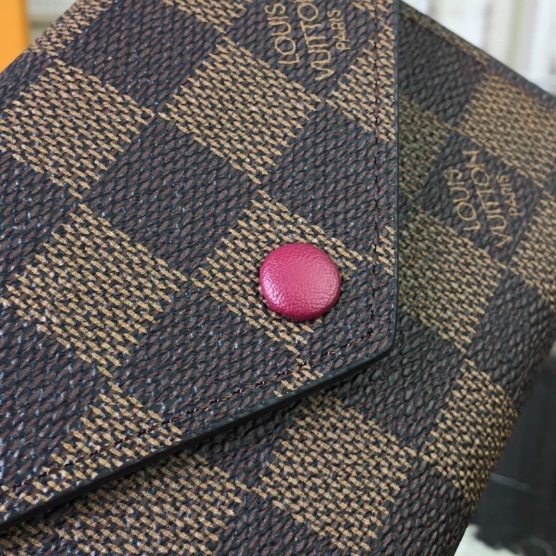 Louis Vuitton Damier Ebene Victorine Wallet N41659