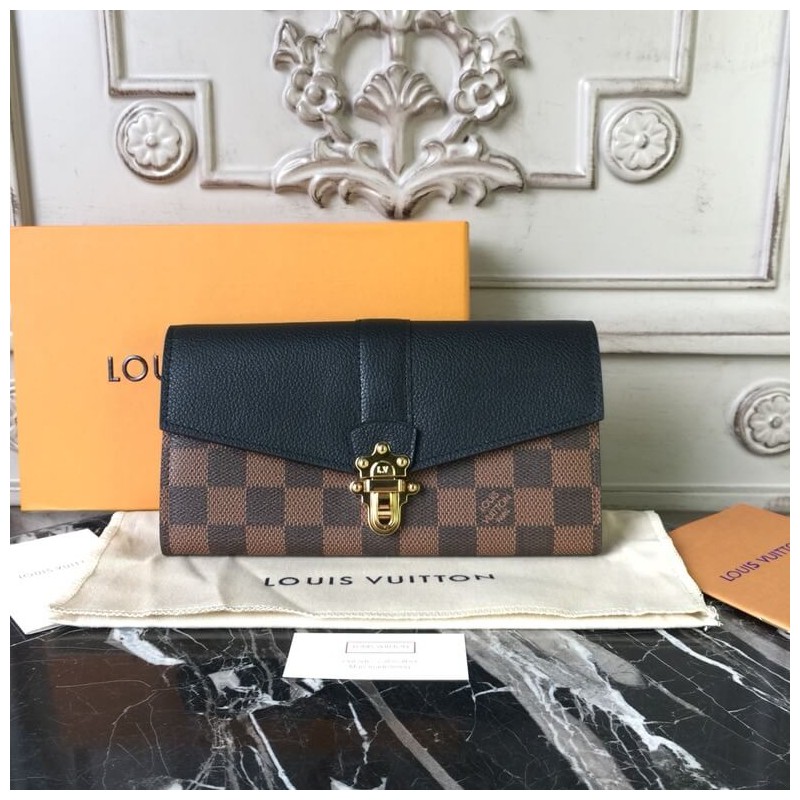 Louis Vuitton Monogram Cavas Clapton Wallet N64449