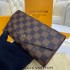 Louis Vuitton Damier Ebene Sarah Wallet N63209