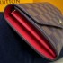 Louis Vuitton Damier Ebene Sarah Wallet N63209