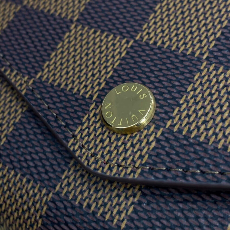 Louis Vuitton Damier Ebene Sarah Wallet N63209