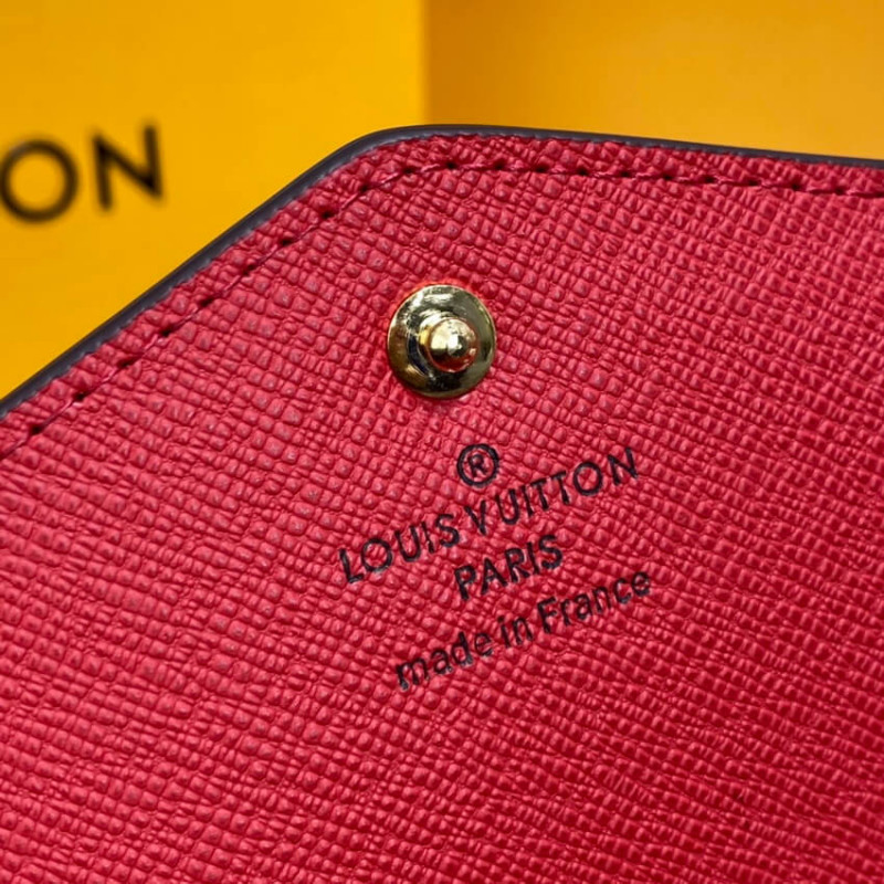 Louis Vuitton Damier Ebene Sarah Wallet N63209