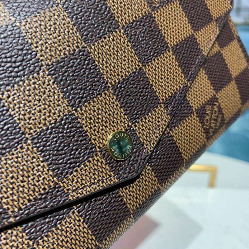 Louis Vuitton Damier Ebene Sarah Wallet N63209