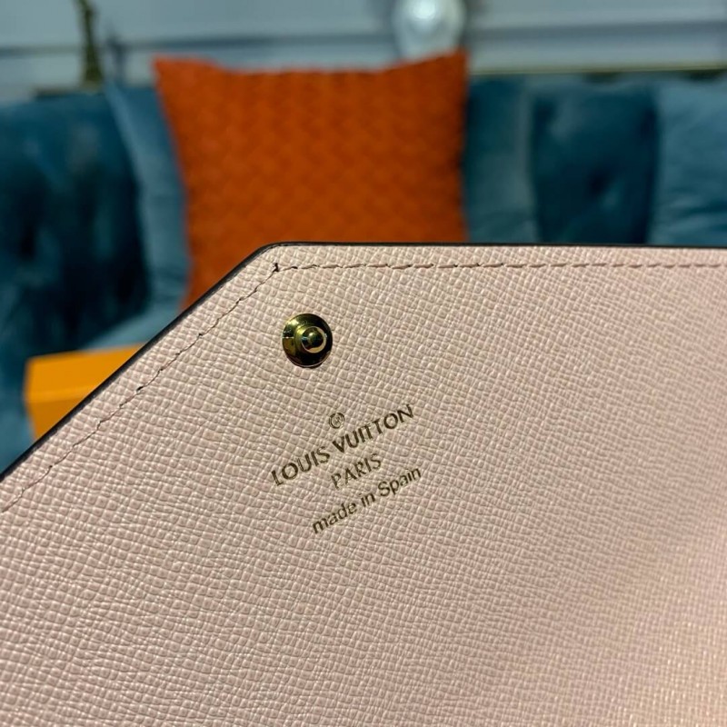 Louis Vuitton Damier Ebene Sarah Wallet N63209