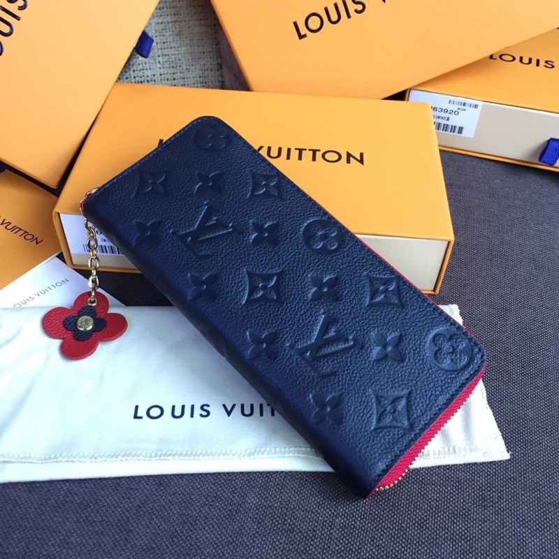 Louis Vuitton Monogram Empreinte Clemence Wallet M64162