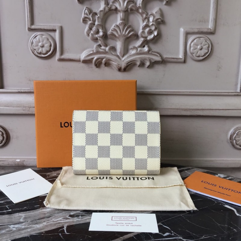 Louis Vuitton Damier Azur Canvas Victorine Wallet N58114