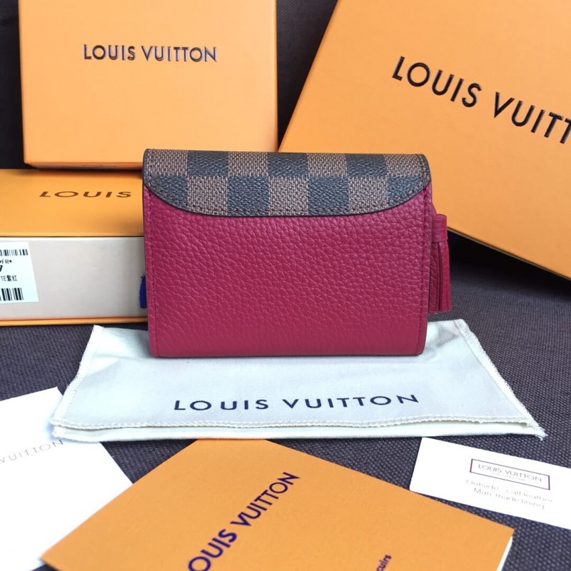 Louis Vuitton Damier Ebene Croisette Compact Wallet N60208