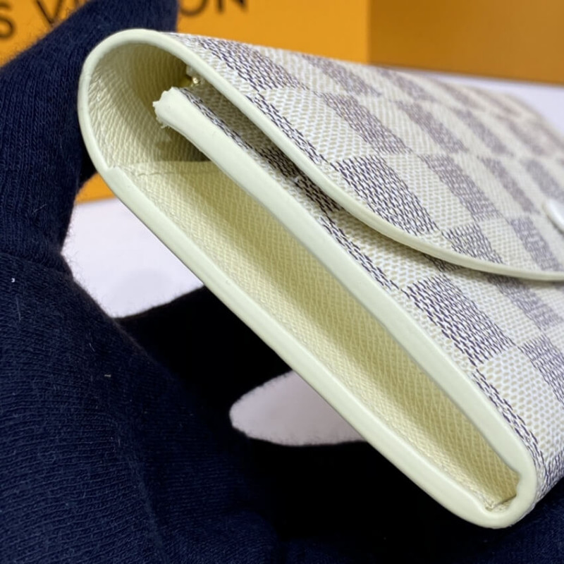 Louis Vuitton Damier Azur Canvas Emilie Wallet N41625