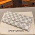 Louis Vuitton Damier Azur Canvas Emilie Wallet N41625