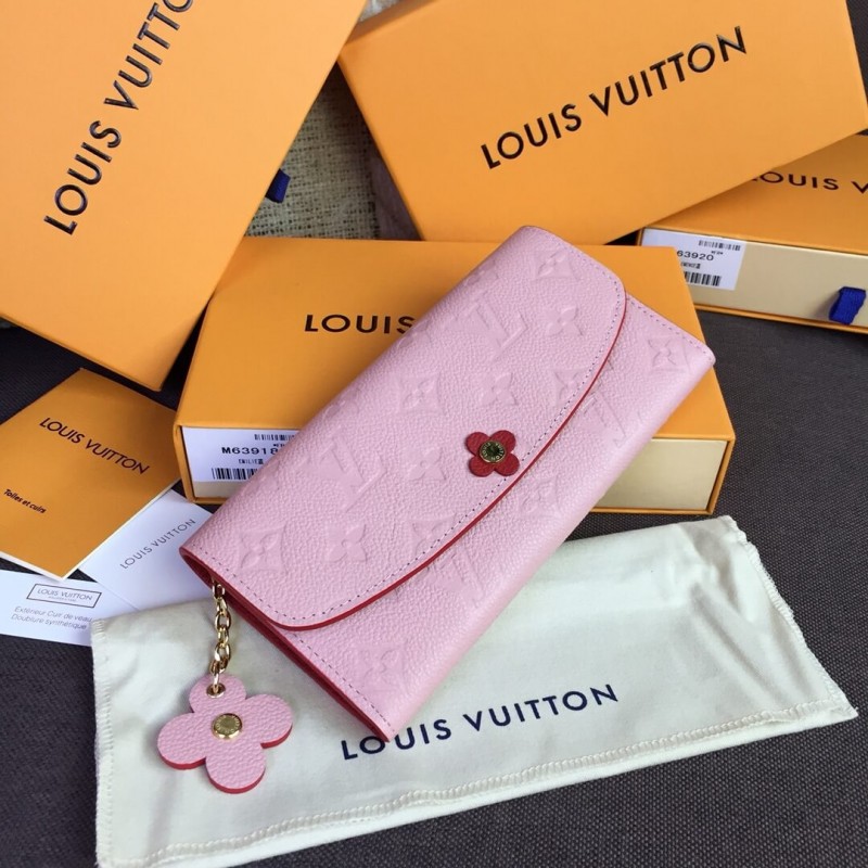 Louis Vuitton Monogram Empreinte Emilie Wallet M64162