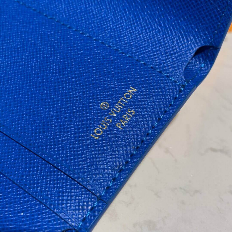 Louis Vuitton Damier Azur Zoe Wallet N60219 N60220