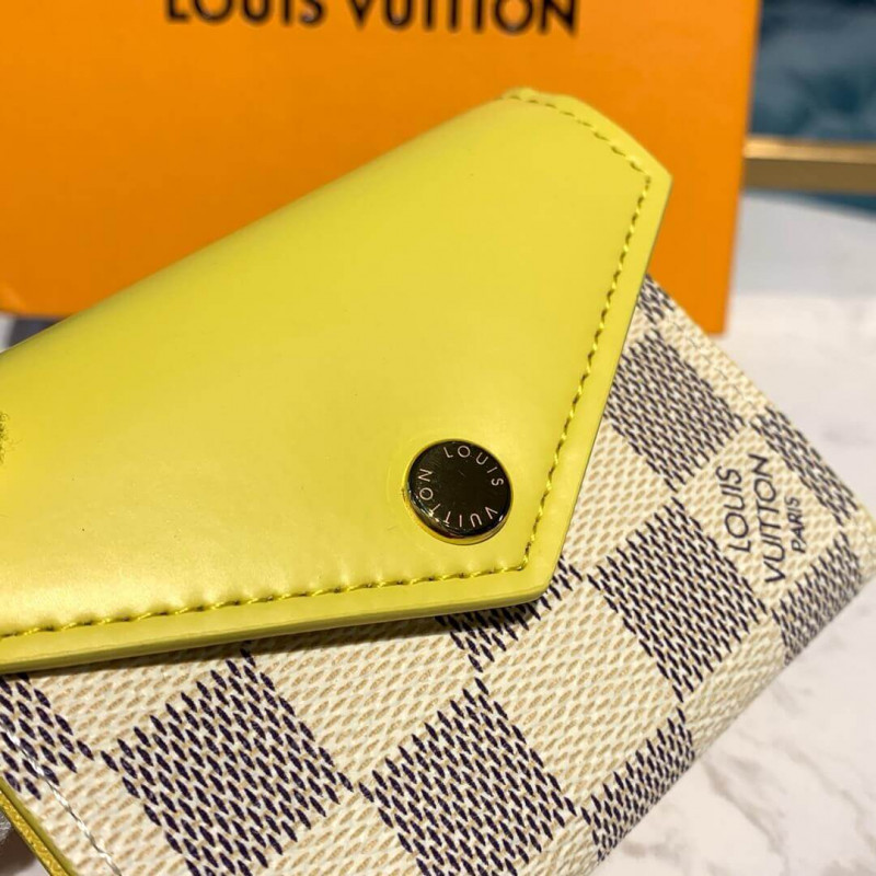 Louis Vuitton Damier Azur Zoe Wallet N60219 N60220
