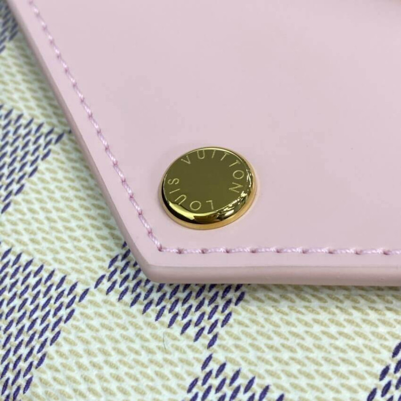 Louis Vuitton Damier Azur Zoe Wallet N60219 N60220