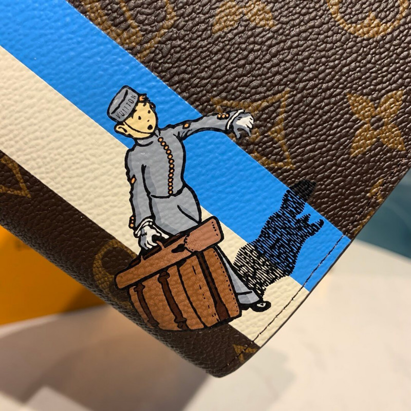 Louis Vuitton Tintin Groom Bellboy Small Ring Agenda Cover R20005