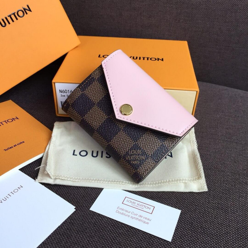 Louis Vuitton Monogram Canvas Zoe Wallet N60166 N60167
