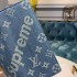 Louis Vuitton X Supreme Denim Brazza Wallet M66540