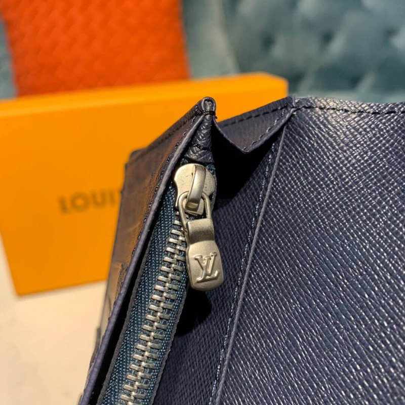 Louis Vuitton X Supreme Denim Brazza Wallet M66540