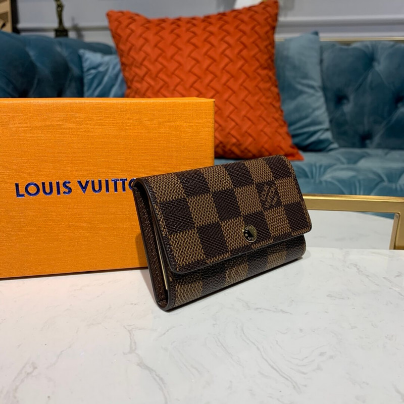 Louis Vuitton Damier Ebene 6 Key Holder N62630 N41624