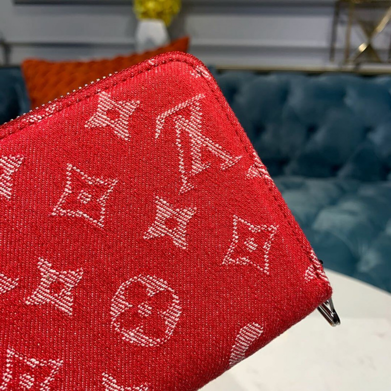 Louis Vuitton X Supreme Denim Zippy Wallet M60017