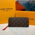 Louis Vuitton Monogram Clemence Wallet M60742 M61298