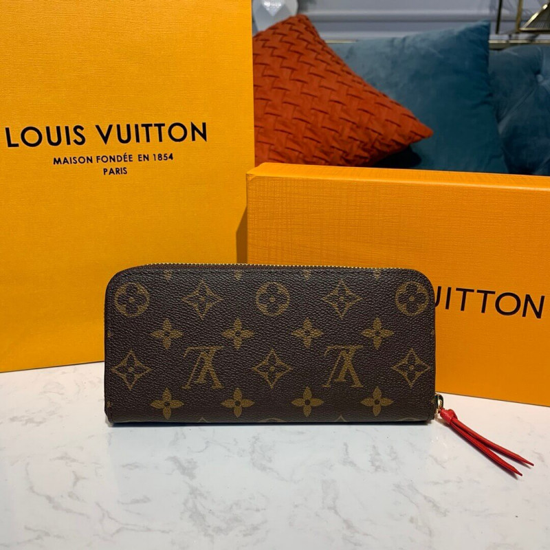 Louis Vuitton Monogram Clemence Wallet M60742 M61298