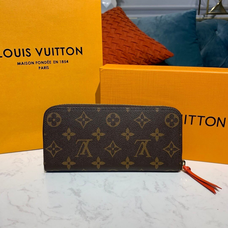 Louis Vuitton Monogram Clemence Wallet M60742 M61298