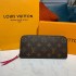 Louis Vuitton Monogram Clemence Wallet M60742 M61298
