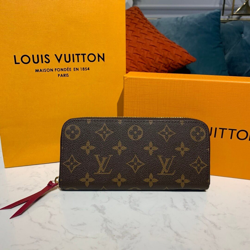 Louis Vuitton Monogram Clemence Wallet M60742 M61298